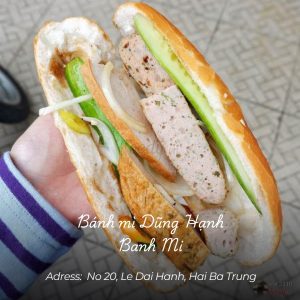 bánh mì ẩm thực Hà Nội